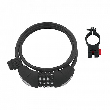 Замок Force Lux с креплением 49115 black