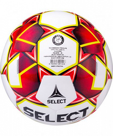 Мяч футбольный Select Future Light DB №3 811119 White/Red/Yellow