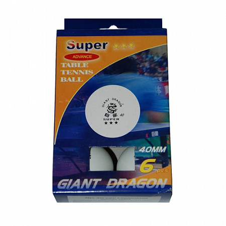 Мячи для настольного тенниса Giant Dragon Super 23023 3 зв