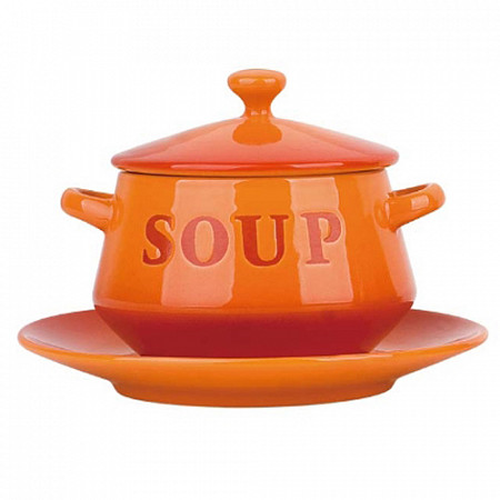 Горшочек Bekker 425 мл BK-7303 orange