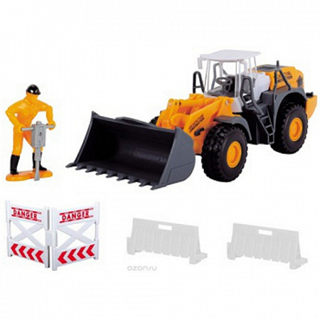 На картинке изображен Игрушка Dickie Toys Набор дорожной техники 16 см (203342005) 1 шт. (в ассортименте) Игрушка Dickie Toys Набор дорожной техники 16 см (203342005) 1 шт. (в ассортименте)