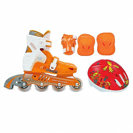 Роликовые коньки Спортивная коллекция Combo Solo orange