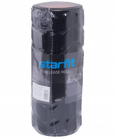 Ролик массажный Starfit Pro FA-509 EVA/PP 33x13,5 cм высокая жесткость black/orange