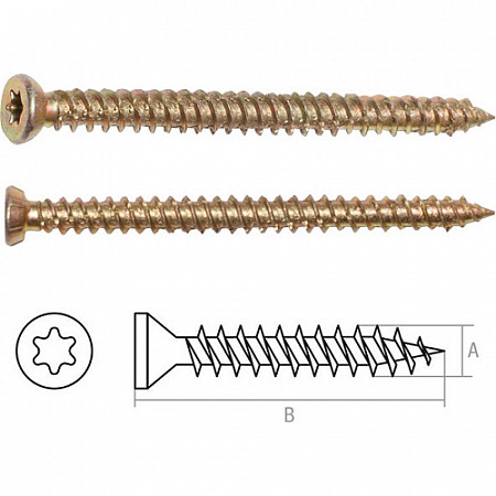 Шуруп по бетону Starfix 7,5х21,2 см T30 SMV1-99255-5