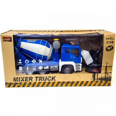 Радиоуправляемая бетономешалка 1:18 MZ 2082