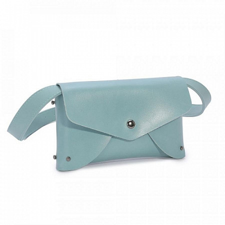 Поясная сумка женская Ors Oro OMS-0150 grey-blue