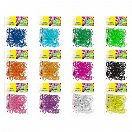 Набор цветных резиночек Tukzar для плетения браслетов AN-05