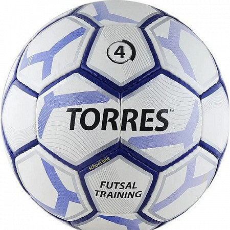 Мяч футзальный Torres Futsal Training F30644 (р.4) white/purple/black