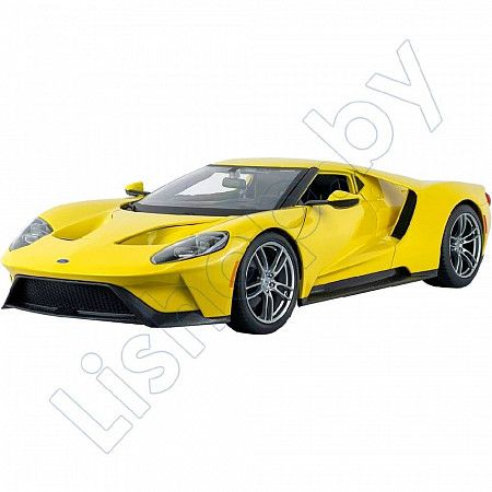 Масштабная модель автомобиля Maisto 1:18 Ford GT 2017 (31384) yellow