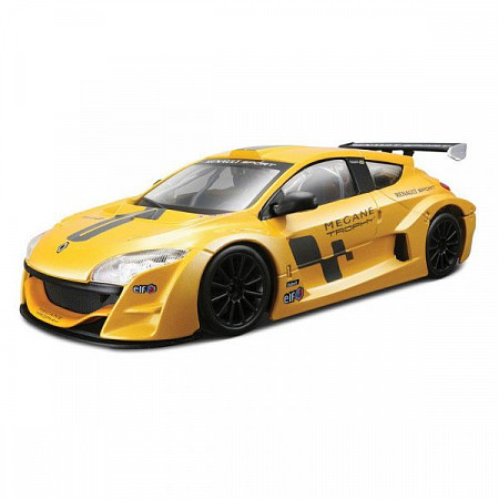 Сборная модель автомобиля Bburago 1:24 Renault Megane (18-25097) yellow