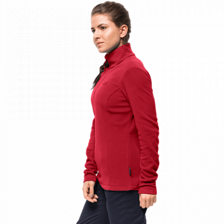 Пуловер женский Jack Wolfskin Arco Women red fire stripes