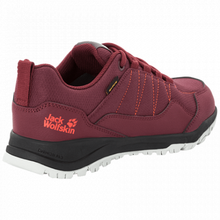 Полуботинки женские Jack Wolfskin Maze Texapore Low W burgundy / phantom