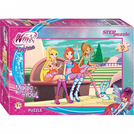 На картинке изображен Пазлы Step Puzzle The Magic is in You! Winx 91123 Пазлы Step Puzzle The Magic is in You! Winx 91123