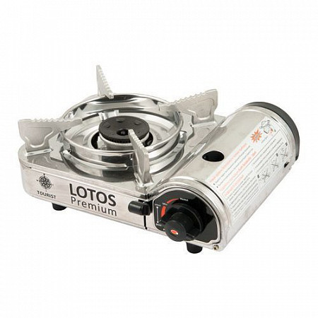 На картинке изображен Плита газовая портативная Tourist Lotos Premium TR-300 Плита газовая портативная Tourist Lotos Premium TR-300