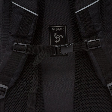 Рюкзак школьный GRIZZLY RU-130-4 /2 black/white
