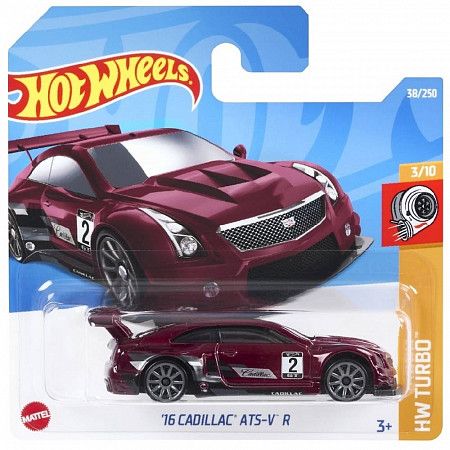 Машинка Hot Wheels Базовой коллекции 16 Cadillac ATS-V R 38/250 (5785 HCW49) mainline 2022