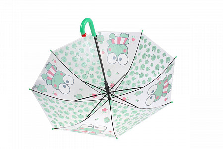 Зонт прозрачный Bradex Лягушка DE 0502 green