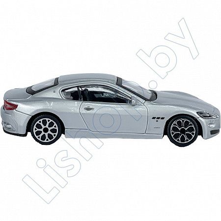 Машинка Bburago 1:43 Maserati GranTurismo 2008 (18-30000/18-30186) silver