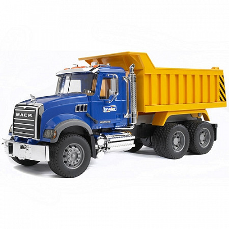На картинке изображен Игрушка Bruder Самосвал MACK 02-815 Игрушка Bruder Самосвал MACK 02-815