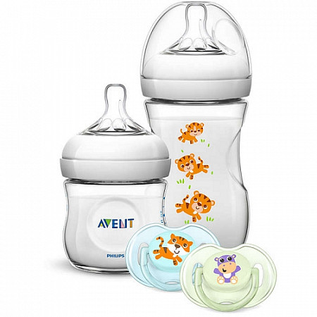 Подарочный набор Philips Avent Natural Тигрята SCD289/01