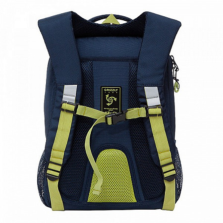 Рюкзак школьный GRIZZLY RB-156-1 /2 blue