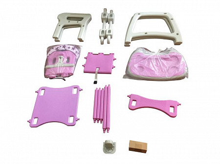 Стульчик для кормления Eco Toys 3 В 1 DC01 purple (качалка)