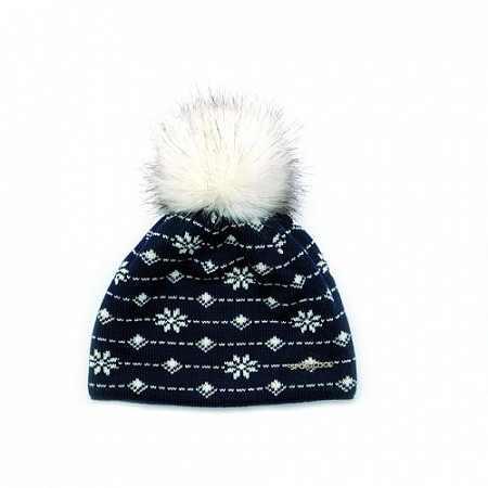 На картинке изображен Шапка женская SportCool 139/1 Blue/White Шапка женская SportCool 139/1 Blue/White