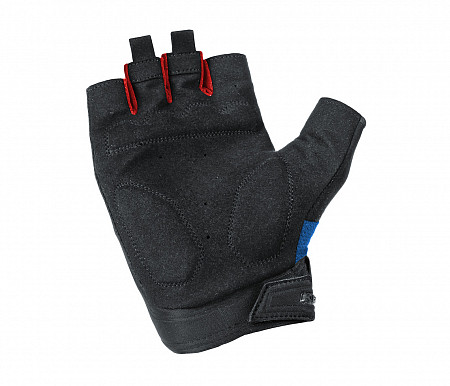 На картинке изображен Велоперчатки Kellys Cutout short blue Велоперчатки Kellys Cutout short blue