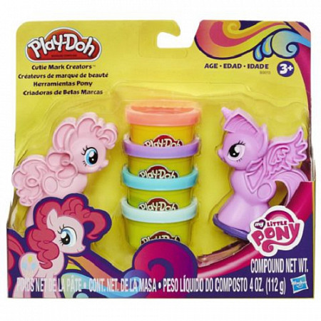 На картинке изображен Игровой набор Play-Doh Пони Знаки Отличия (B0010) Игровой набор Play-Doh Пони Знаки Отличия (B0010)