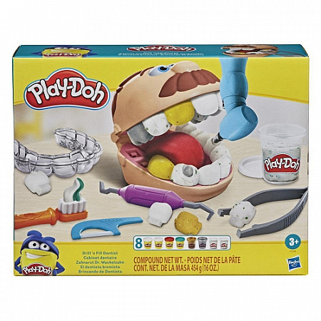 Набор игровой Play-Doh М-р Зубастик с золотыми зубами F1259