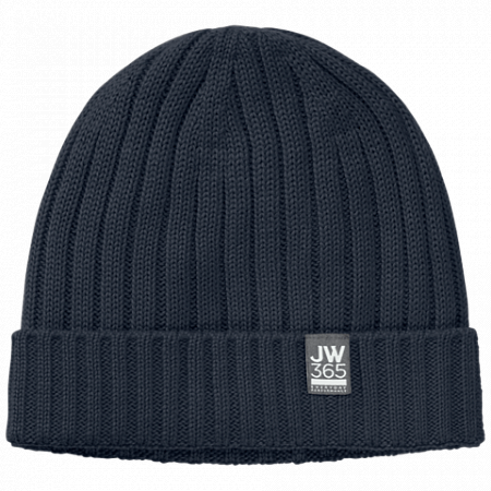 Шапка Jack Wolfskin 365 Stormlock Rip Knit Cap night blue 1908331-1010