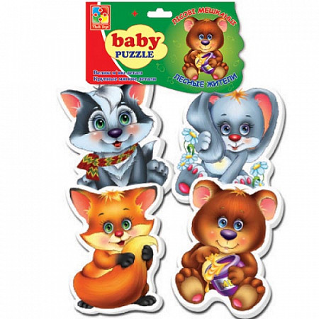 Набор пазлов Vladi Toys Лесные жители VT1106-09