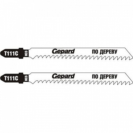 Пилка лобзиковая по дереву Gepard (2 штуки) GP0630-13