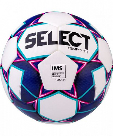 Мяч футбольный Select Tempo TB IMS №4 White/Blue/Light blue