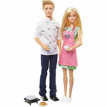 Кукла Barbie Барби и Кен повара FHP64