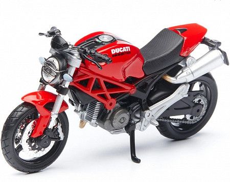 На картинке изображен Масштабная модель мотоцикла Maisto 1:18 Ducati Monster 696 (39300) Масштабная модель мотоцикла Maisto 1:18 Ducati Monster 696 (39300)