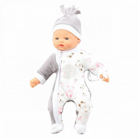 На картинке изображен Пупс мягконабивной Полесье Милый 28см 73075 Пупс мягконабивной Полесье Милый 28см 73075