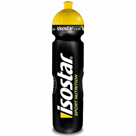 На картинке изображен Бутылка для воды Isostar 1л black Бутылка для воды Isostar 1л black