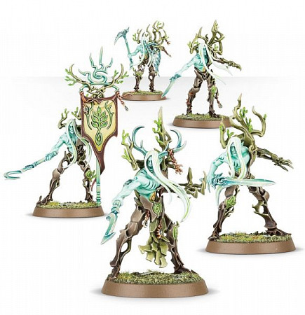 На картинке изображен Фигурки Games Workshop Warhammer: Sylvaneth Tree-Revenants 92-14 Фигурки Games Workshop Warhammer: Sylvaneth Tree-Revenants 92-14