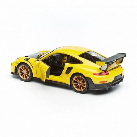 Масштабная модель автомобиля Maisto 1:24 Порше 911 GT2 RS (31523) yellow