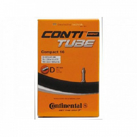 Велокамера Continental Compact 16"х32-305 / 47-349 D26 данлоп 01811110000