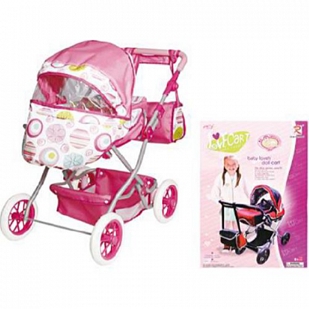 На картинке изображен Коляска для кукол 69986B Коляска для кукол 69986B