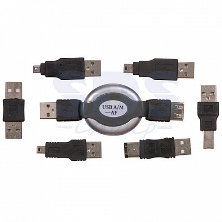 Набор USB Rexant 6 переходников + удлинитель тип3 18-1203