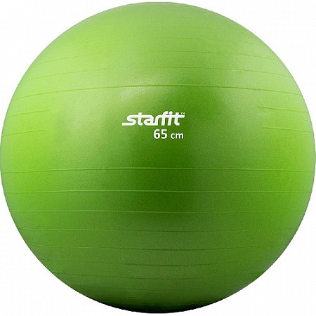 Мяч гимнастический, для фитнеса (фитбол) Starfit GB-101 65 см green, антивзрыв
