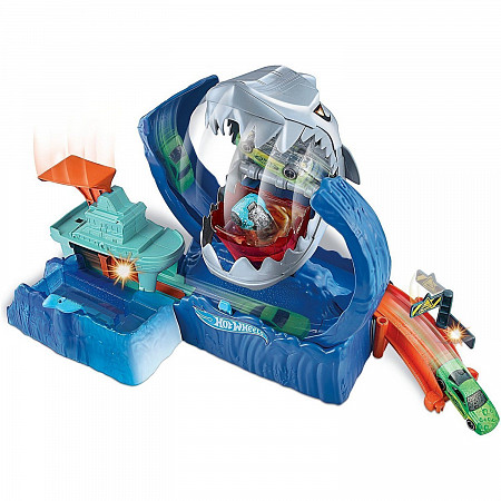 На картинке изображен Игровой набор Hot Wheels City Ледяная акула (GJL12) Игровой набор Hot Wheels City Ледяная акула (GJL12)