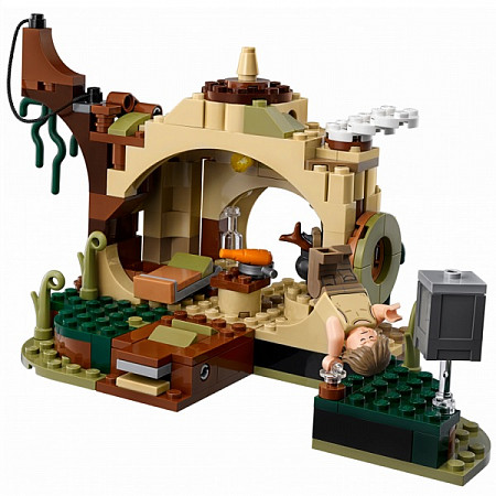 На картинке изображен Конструктор LEGO Star Wars Хижина Йоды 75208 Конструктор LEGO Star Wars Хижина Йоды 75208