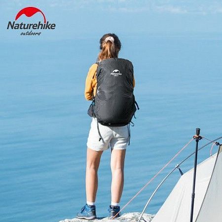Накидка на рюкзак Naturehike Backpack Covers Q-9B NH19PJ041 Black L (55-75L) 