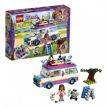 На картинке изображен Конструктор LEGO Friends Передвижная научная лаборатория Оливии 41333 Конструктор LEGO Friends Передвижная научная лаборатория Оливии 41333