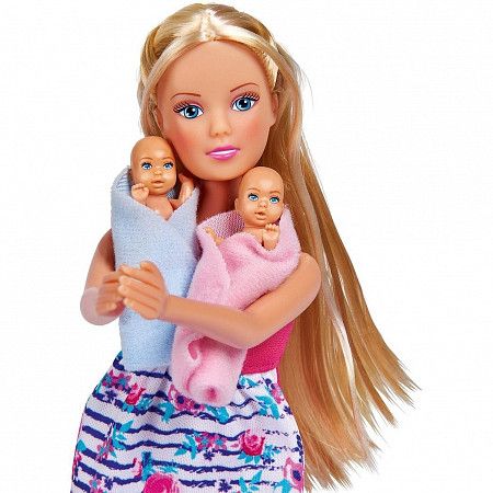 Кукла Simba Штеффи беременная набор Двойняшки с аксессуарами (105733333)
