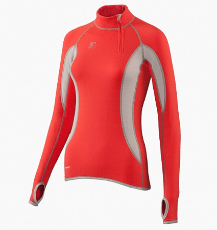 На картинке изображен Футболка женская Sivera Сноуи Вп (ж) кармин/облако Футболка женская Sivera Сноуи Вп (ж) кармин/облако